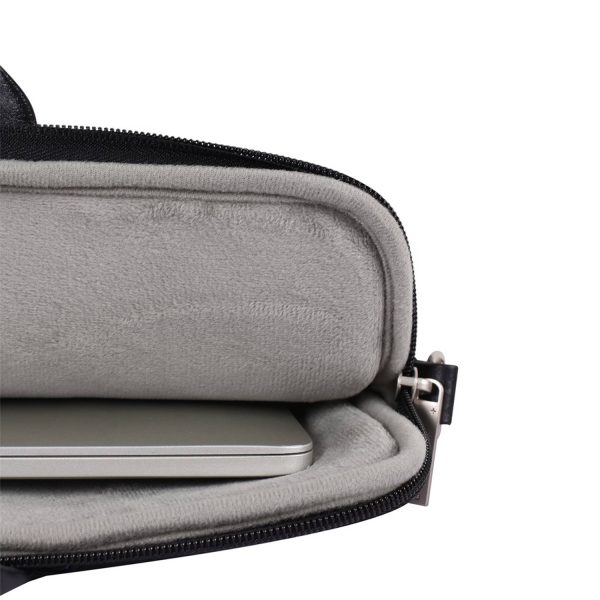 14 Inch PU Leather Laptop Briefcase