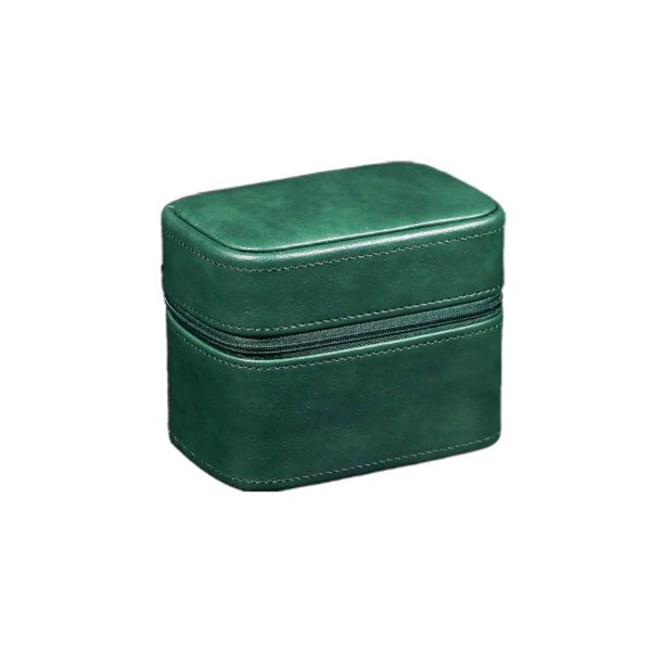 Pu Leather Watch Box with Zipper