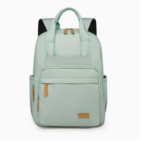 绿色_1788339894998.png Multi Pocket Canvas Travel Backpack